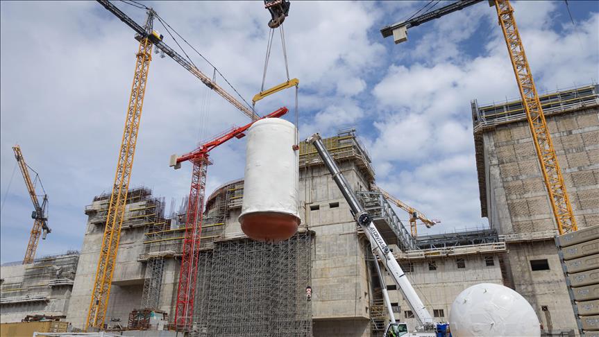 Akkuyu NGS'nin 2. Güç Ünitesi'nin reaktör binasında birincil devre ekipmanlarının montajı tamamlandı