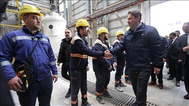 Enerji ve Tabii Kaynaklar Bakanı Bayraktar, Eskişehir'de Kırka Bor İşletmesi ziyaretinde konuştu
