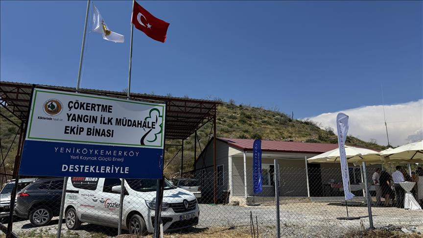 Çökertme'de yangın ilk müdahale ekip binası hizmete açıldı