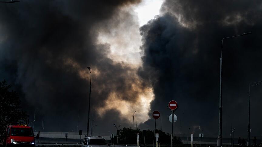 Russia says Ukrainian drone hit oil terminal in St. Petersburg