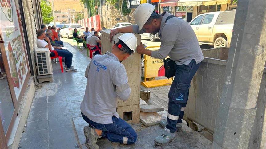 Mardin'de elektrik panolarından yaklaşık 2 bin tanesine yetkisiz müdahale yapıldığı belirlendi