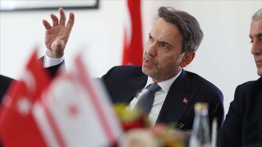 Bakan Bayraktar, Türkiye'nin KKTC'yi enerji güvenliğinin ayrılmaz parçası olarak gördüğünü bildirdi: