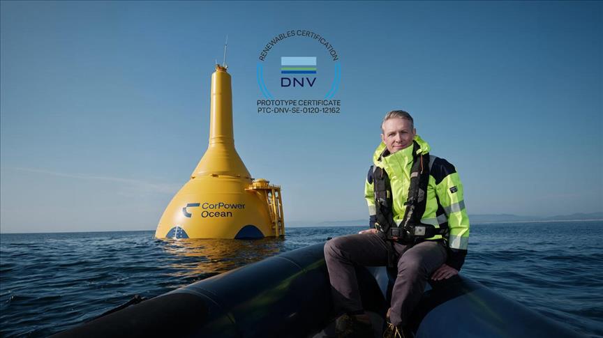 CorPower Ocean wins world's first DNV certification for wave energy converter