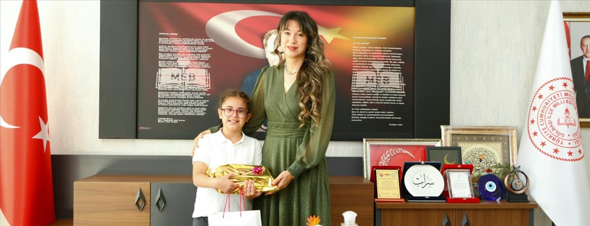 Gölbaşı Tek İlkokulu öğrencisi, "Sıfır Atık Yarışmasında" Türkiye ikincisi oldu