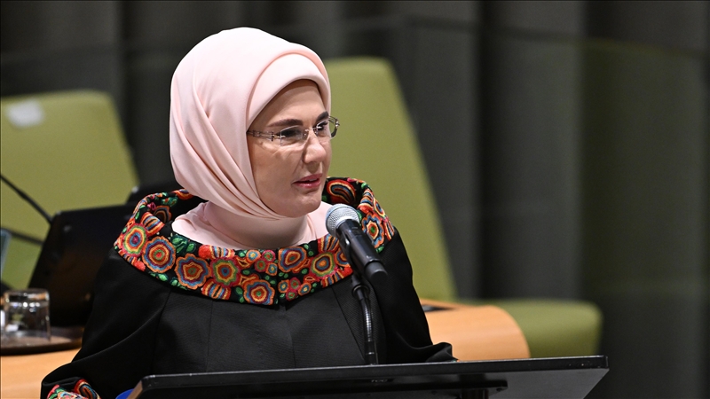 Emine Erdoğan, New York'ta düzenlenen "Sürdürülebilir Kalkınma Etki Toplantıları"nın açılışına mesaj gönderdi
