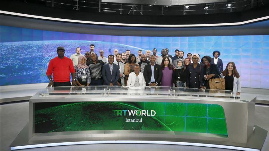 Afrikalı gazetecilerden TRT World ve TRT Arapça'ya ziyaret