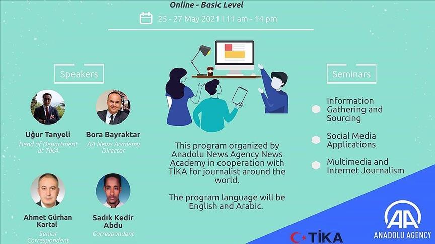 Anadolu Agency, TIKA’s journalism program begins