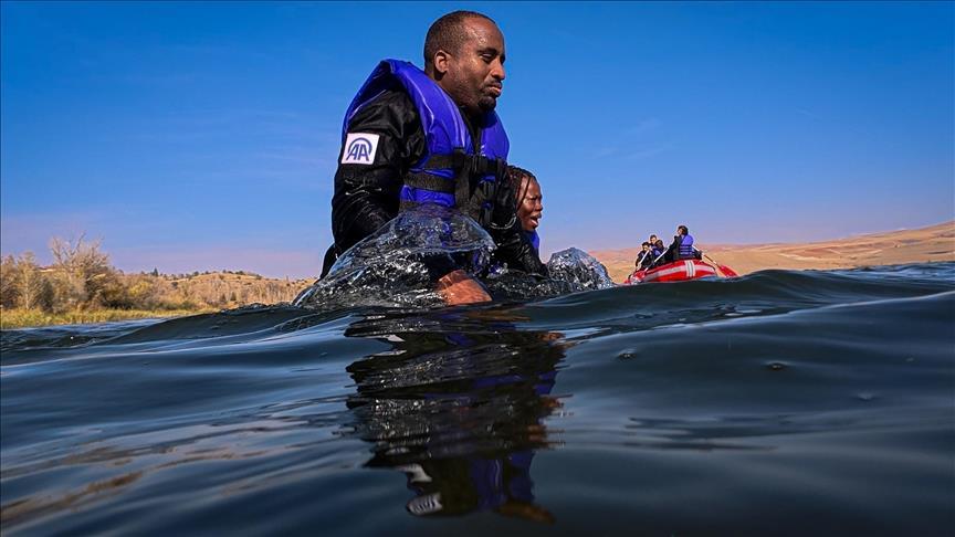 "Survival in water" training was held as part of AA's war journalism training