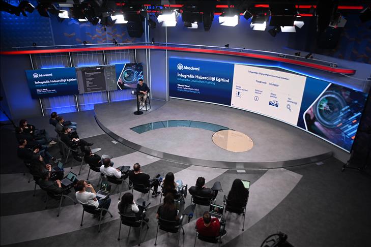 Infographic Journalism Training was organized in coordination with AA Academy