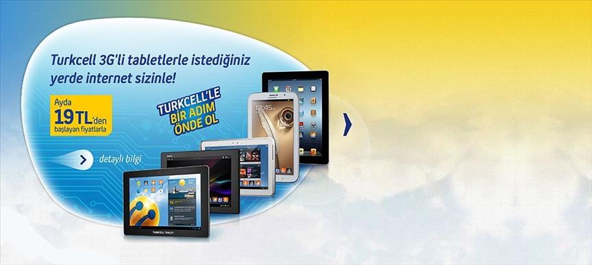 Turkcell'den 3G'li tablet kampanyası