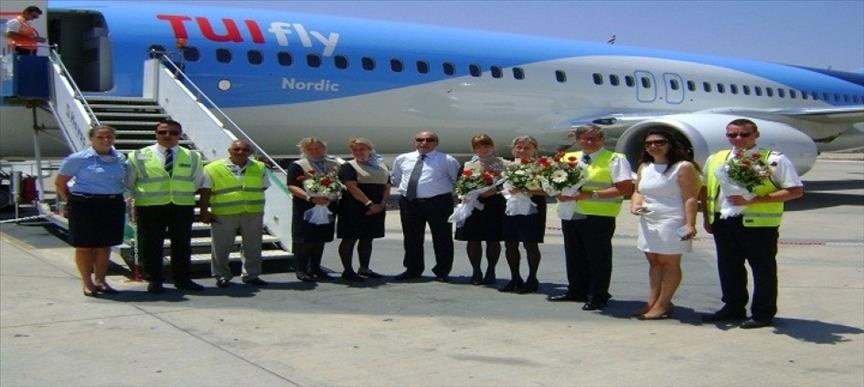 Gazipaşa Havalimanı, TUIfly Nordic'in seferlerine ev sahipliği yapmaya başladı