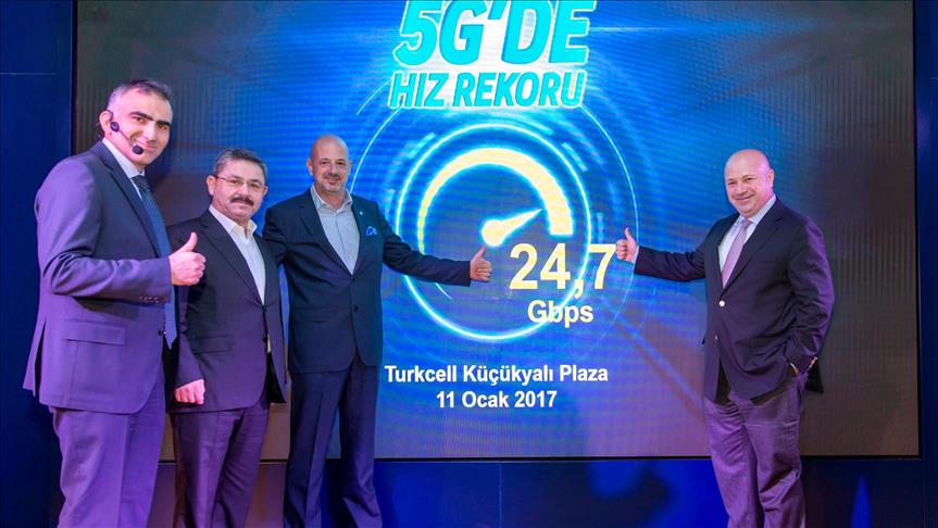 Turkcell, 5G testinde 24,7 Gbit hıza ulaştı