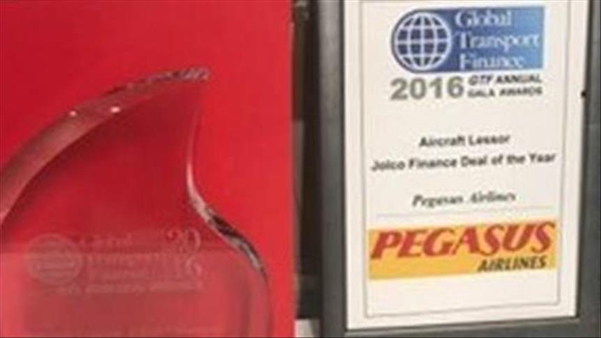 Pegasus'a "Yılın En İyi JOLCO Uçak Finansmanı Ödülü"