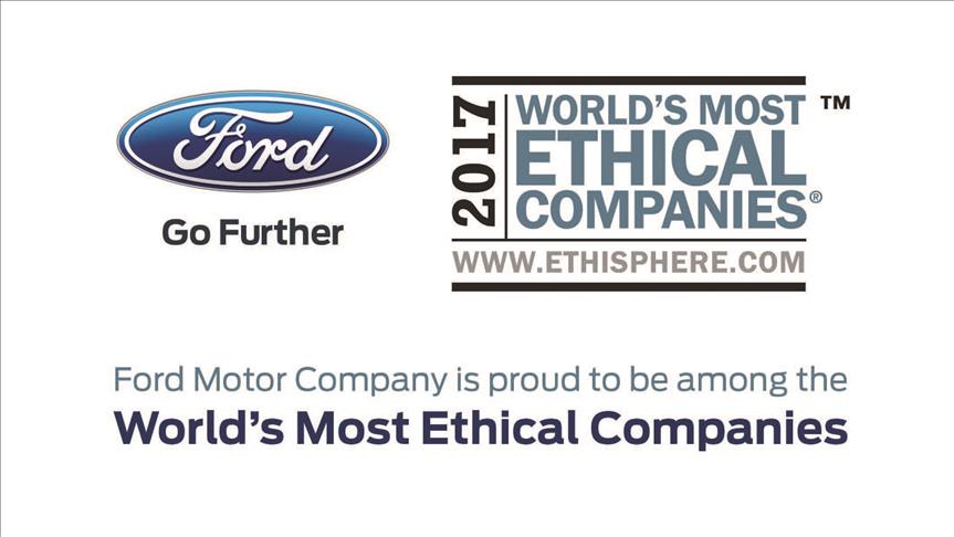 Ford "Dünyanın en etik şirketleri" arasında