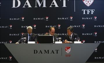 TFF, Damat ile sponsorluk anlaşması imzaladı