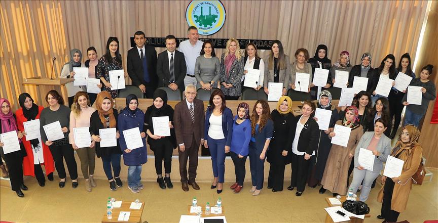 "Kadın Girişimci Yönetici Okulu" Şanlıurfa'da mezunlarını verdi