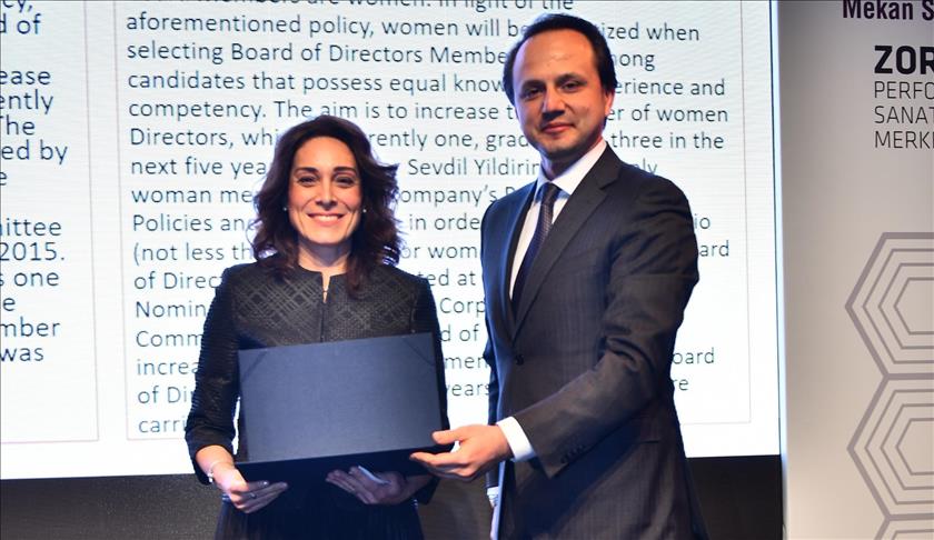 TSKB'ye, Kadınlarla Güçlendirilmiş Yönetim Kurulu Özel Ödülü