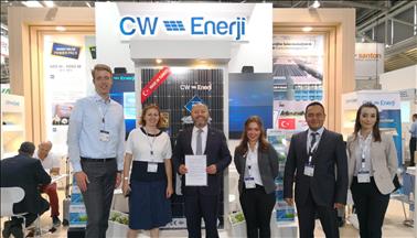 CW Enerji, güneş enerjisi fuarı “Intersolar Europe”a katıldı