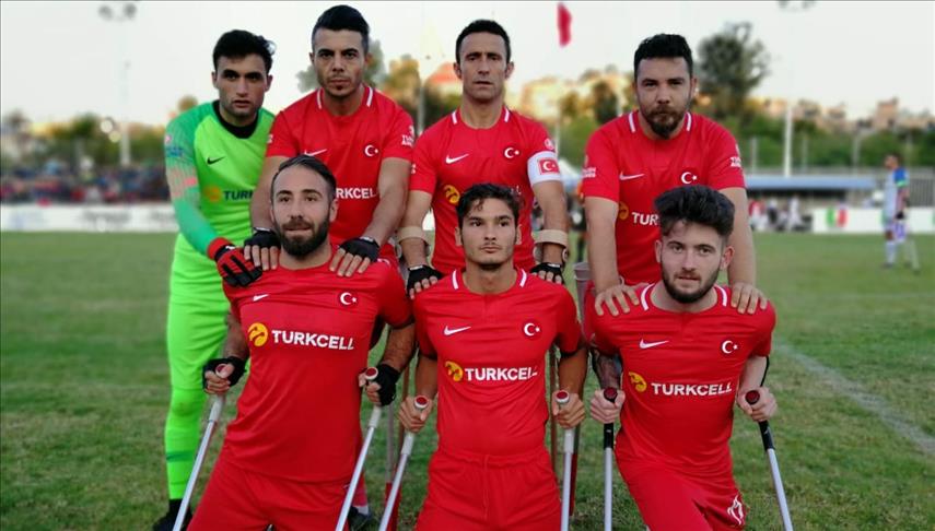 Turkcell'li Ampute Futbol Milli Takımı ikinci turda