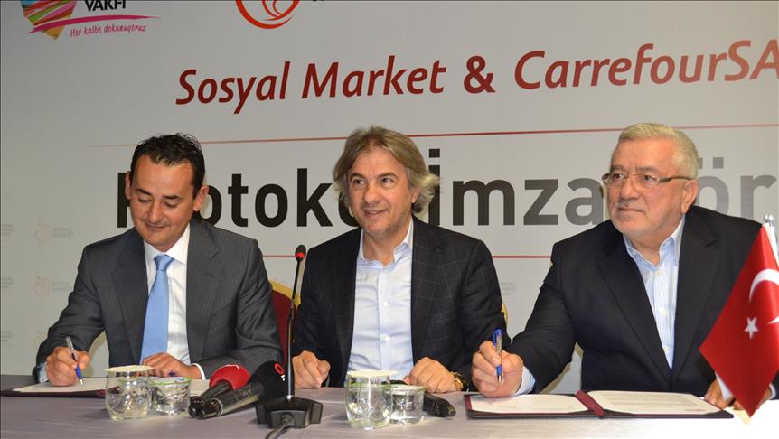  Beyoğlu Belediyesi Sosyal Market ile CarrefourSA arasında iş birliği