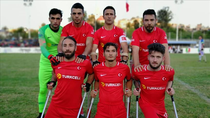 Turkcell'li Ampute Futbol Milli Takımı çeyrek finalde 