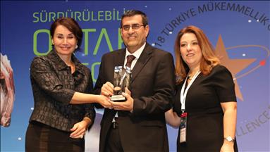 ÇEDAŞ "Türkiye Mükemmellik Ödülü" aldı