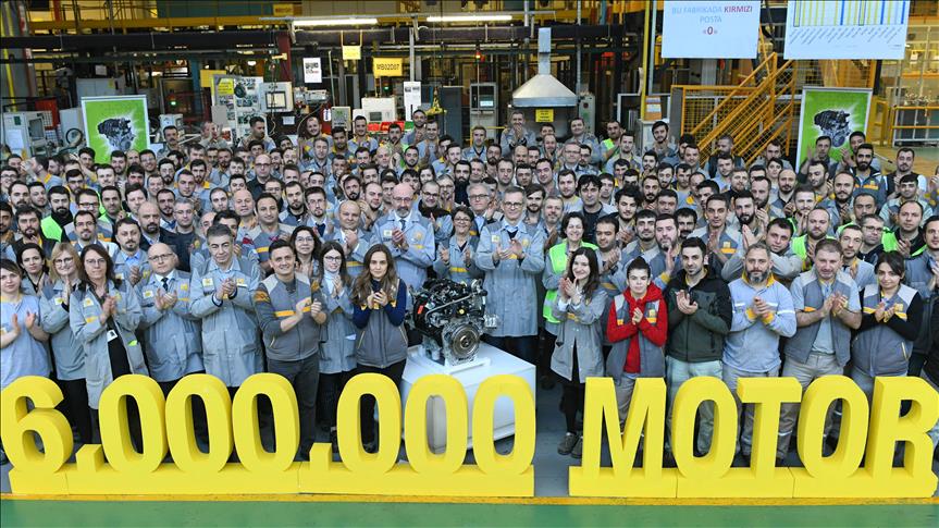 Oyak Renault'nun 6 milyonuncu motor gururu 
