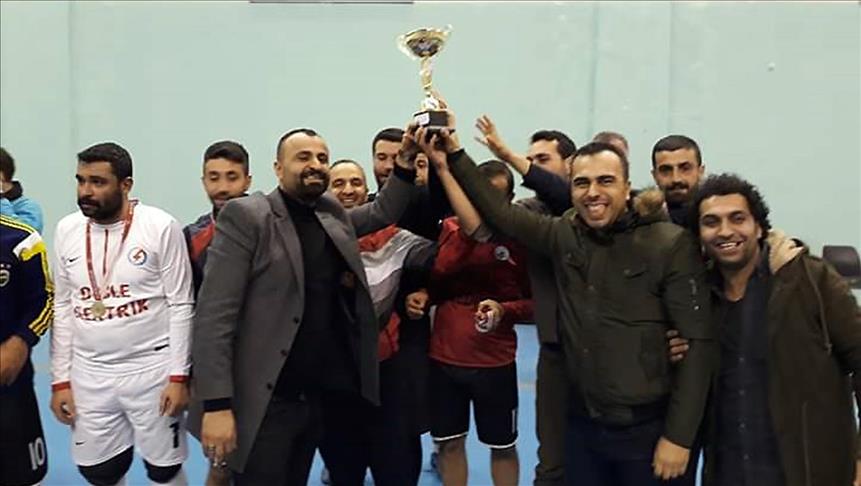 Kurumlar Arası Futbol Turnuvası'nın şampiyonu Dicle Elektrik