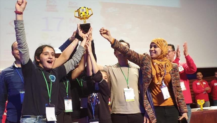 Tunus Maarif Okulu'na First Lego League Challenge'da birincilik ödülü