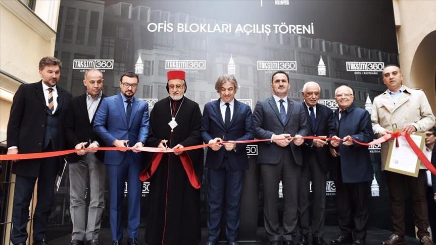 Taksim 360’ın ofis bloklarında yaşam başladı