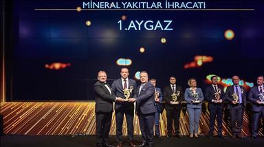 Aygaz'a mineral yakıtlar ihracatı ödülü