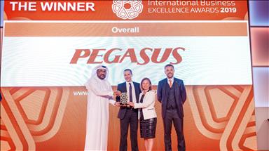 Pegasus’a Uluslararası İş Mükemmelliği Ödülü