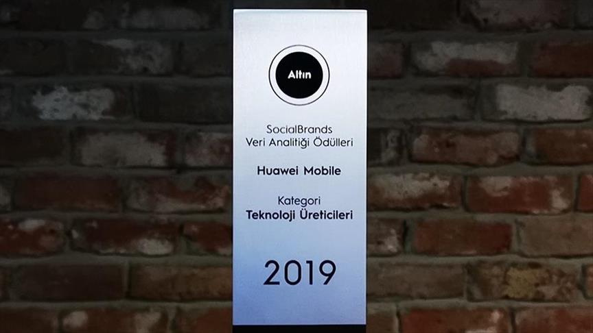 Huawei, SocialBrands Veri Analitiği Ödülü'nü kazandı