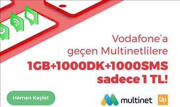 Multinet Up'tan şirketlere özel Vodafone tarifeleri