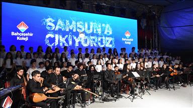 Bahçeşehir Kolejinin 2 bin 500 öğrencisi Samsun'da buluştu