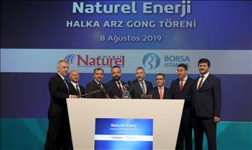 Borsa İstanbul'da gong, Naturel Enerji için çaldı 