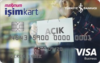 is bankasi ndan esnafa ozel isim kart