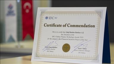 IDC Türkiye'den Vakıf Katılım’a ödül