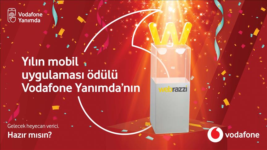 Vodafone Yanımda'ya "2019 Yılının Mobil Uygulaması" ödülü