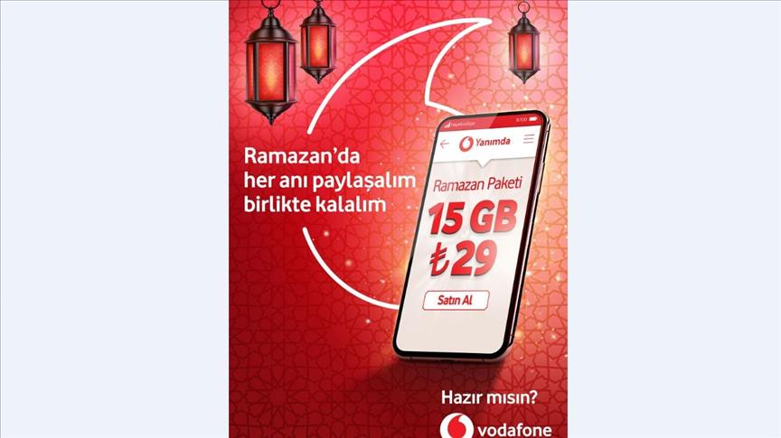 Vodafone, ramazan ayına özel ek paket imkanı sunuyor