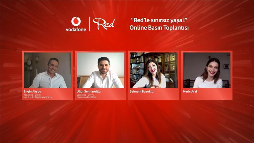 Vodafone Red'in yeni tarifelerinin tanıtım yüzleri belli oldu
