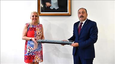 KARDEMİR Genel Müdür Vekili Özkara,TCDD Genel Müdürü Yazıcıyı ağırladı