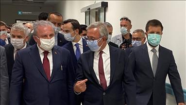 TBMM Başkanı Mustafa Şentop, Tekirdağ Şehir Hastanesi’ni ziyaret etti 