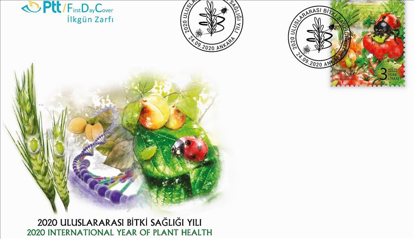 PTT'den "2020 Uluslararası Bitki Sağlığı Yılı" konulu anma pulu