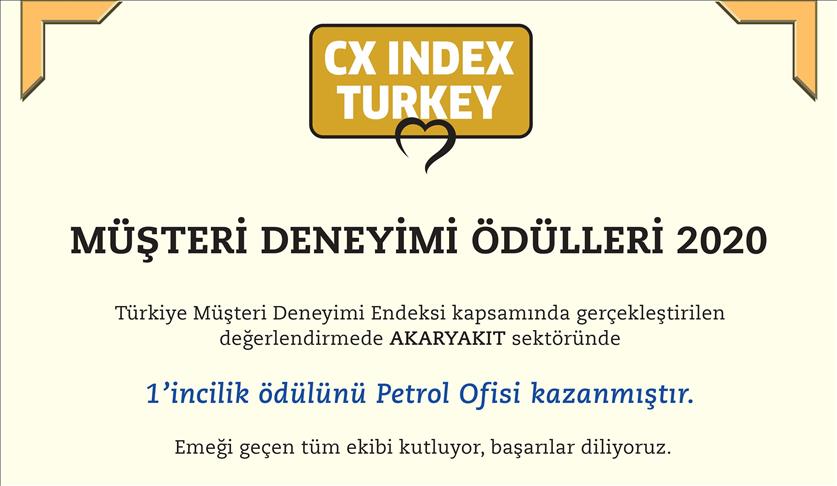 Petrol Ofisi, Müşteri Deneyimi Endeksi’nde en iyi akaryakıt markası seçildi