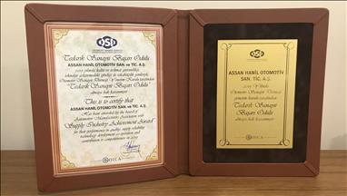 Assan Hanil, otomotiv sanayinin en başarılı tedarikçisi seçildi 