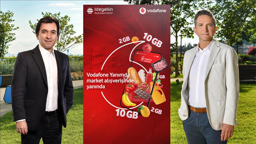 Vodafone, "online süpermarket" hizmetini başlattı