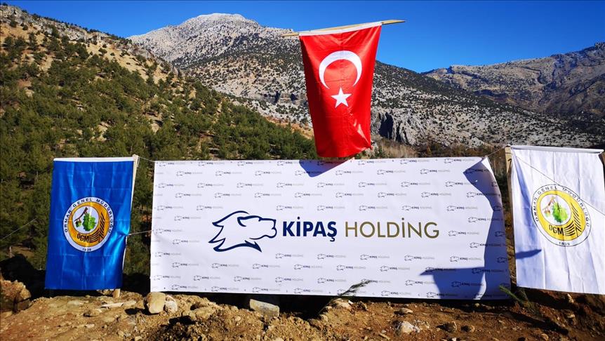 Kipaş Holding'in 500 Bin Ağaç Bağışı Projesi kapsamında ilk fidanlar dikildi