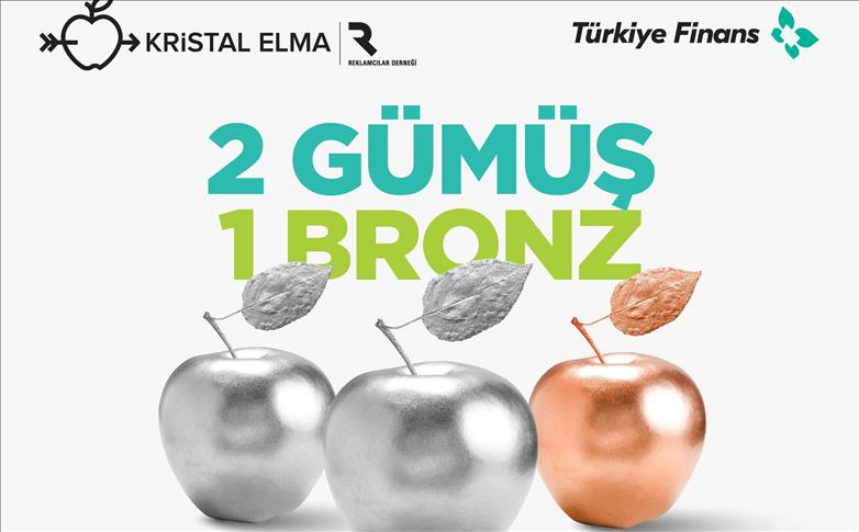 Türkiye Finans’a Kristal Elma’dan üç ödül