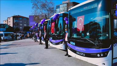 Anadolu Isuzu'nun salgında geliştirdiği otobüsleri Safranbolu yolunda
